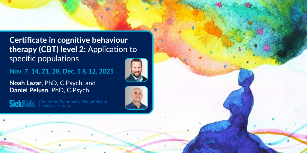 Certificate in cognitive behaviour therapy (CBT) level 2: Application to specific populations